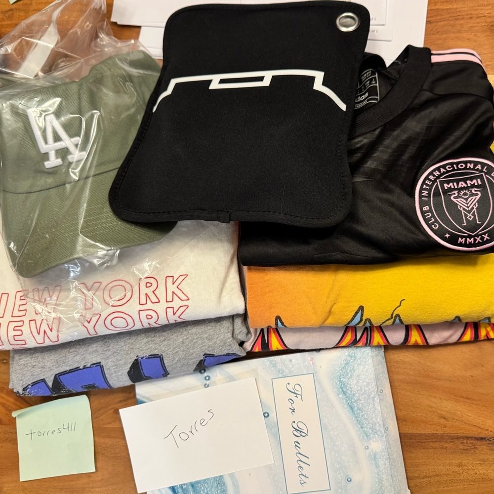 LA Cap and Inter Miami Jersey Bundle for Torres